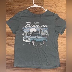 Ford Bronco Tee - Dark Gray and Blue